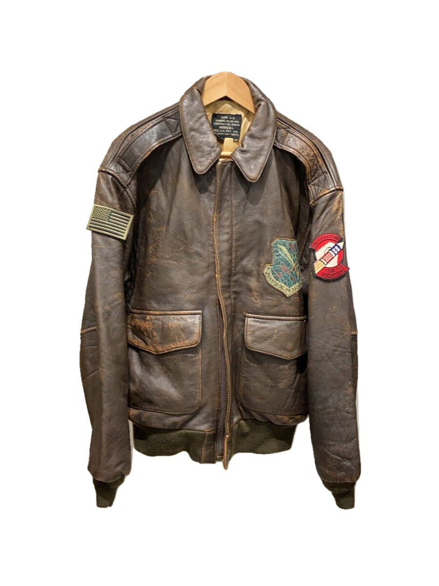 Avirex Avirex Leather Flight Jacket Brown Size US M / EU 48-50 / 2 - 1 Thumbnail