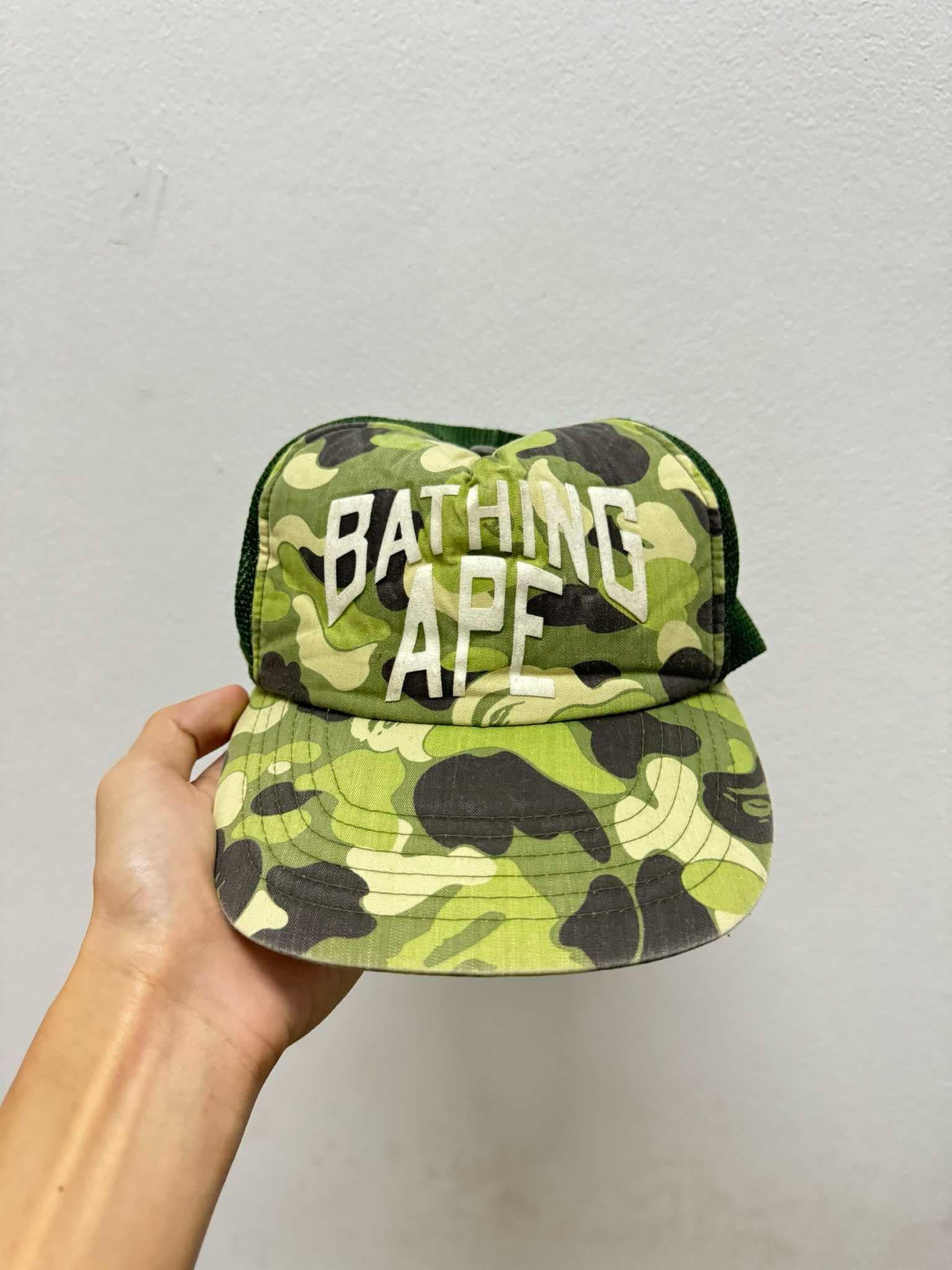 Bape Bape camo trucker hat Size ONE SIZE - 4 Thumbnail