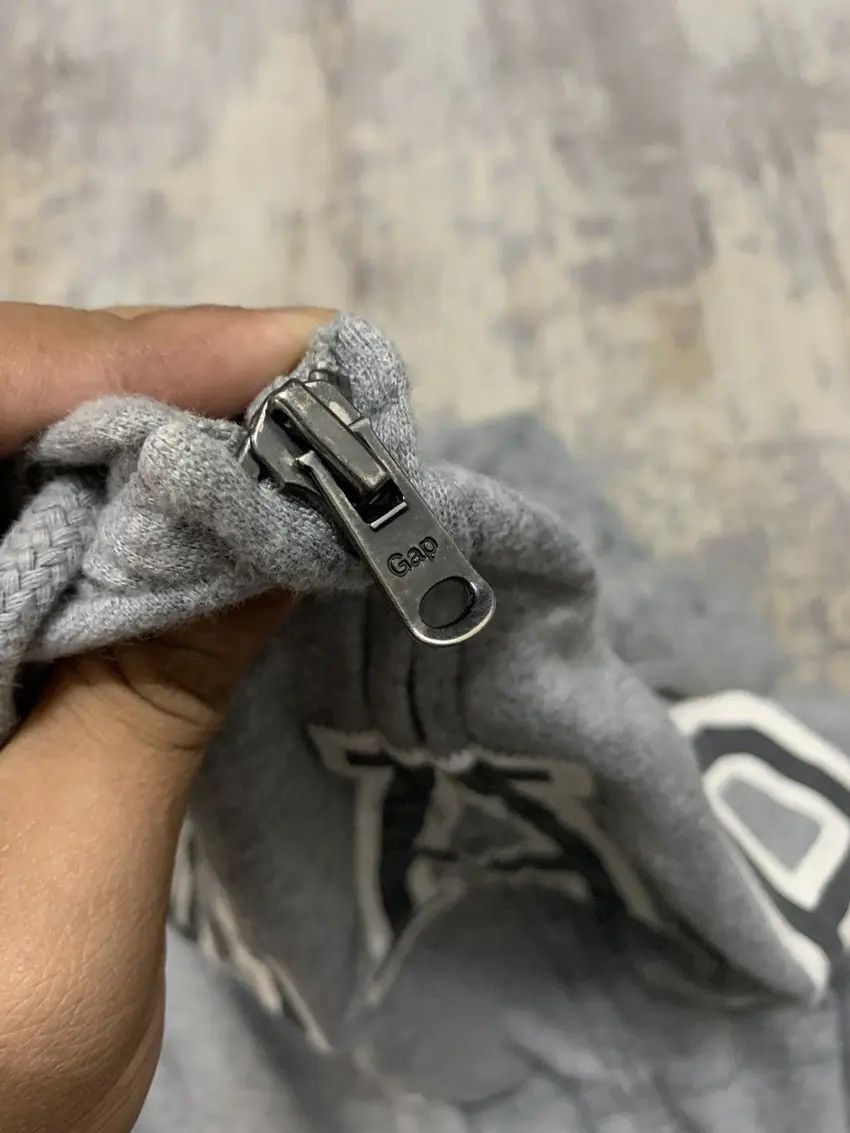 Gap Vintage 90s Gap Arch Logo Full Zip Hoodie Grey XL Size US M / EU 48-50 / 2 - 6 Thumbnail