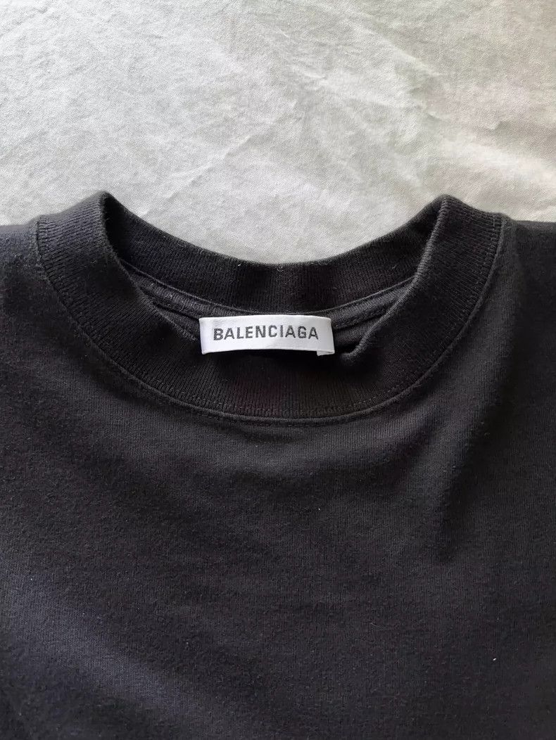 Balenciaga Balenciaga Black Coke Short Sleeve Tee Size US M / EU 48-50 / 2 - 3 Thumbnail