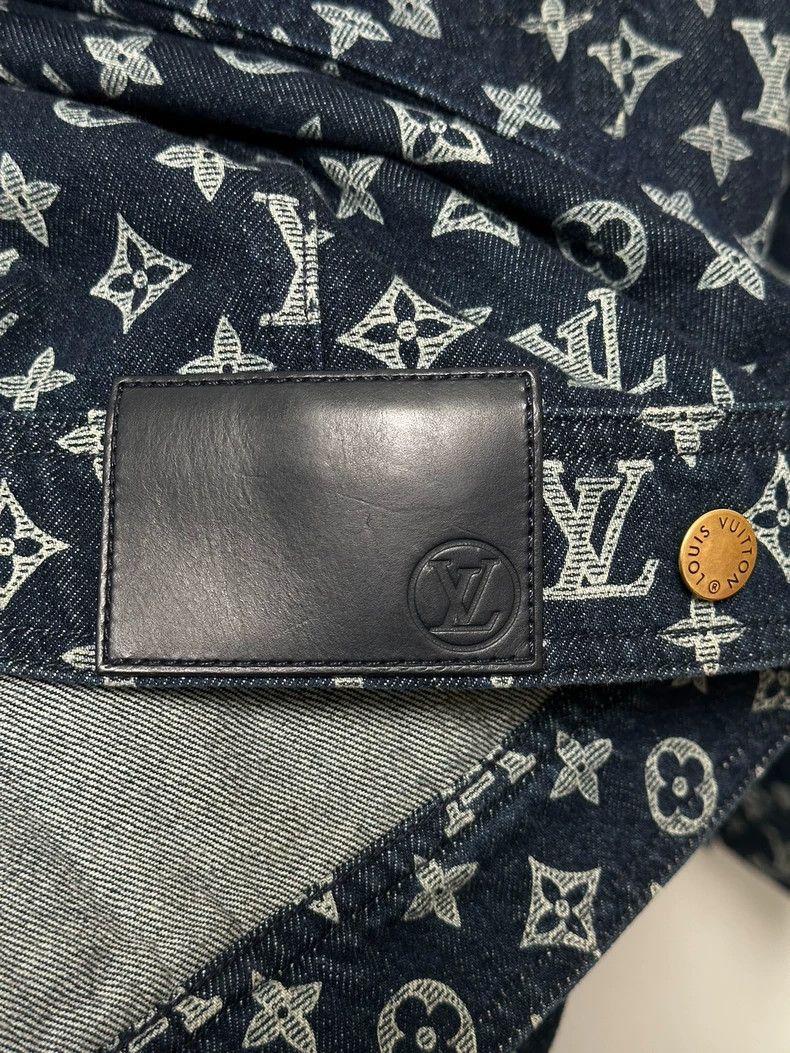 Louis Vuitton Louis Vuitton Original full-print presbyopic denim jacket Size US L / EU 52-54 / 3 - 6 Thumbnail