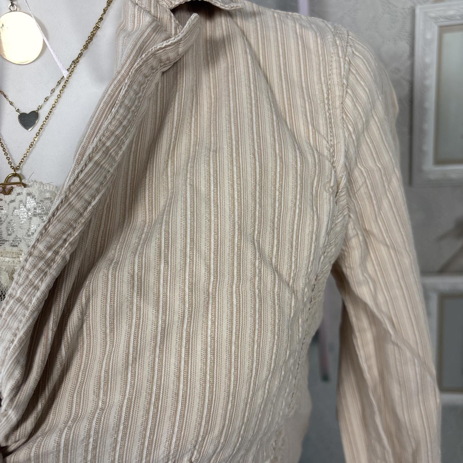 Other y2k striped fitted office siren blazer Size S / US 4 / IT 40 - 4 Thumbnail