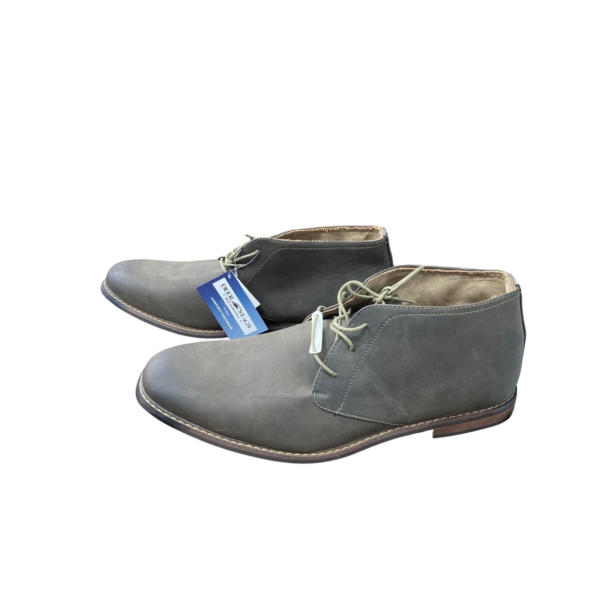 Other Deer Stags Mens 902 Brown Faux Leather Chukka Ankle Boots Si Size US 15 / EU 48 - 3 Thumbnail