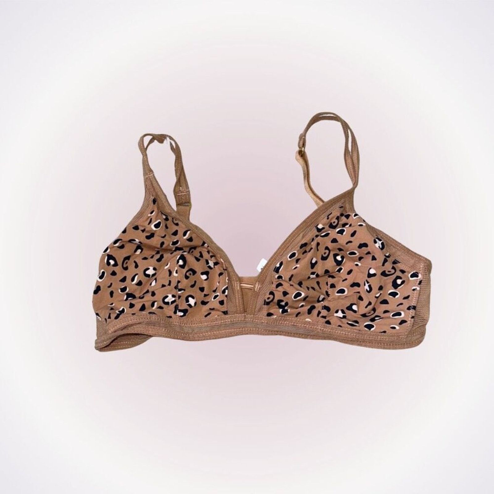 Other All You Lively Cheetah Print Adjustable Bralette | Sz M Size ONE SIZE - 1 Thumbnail