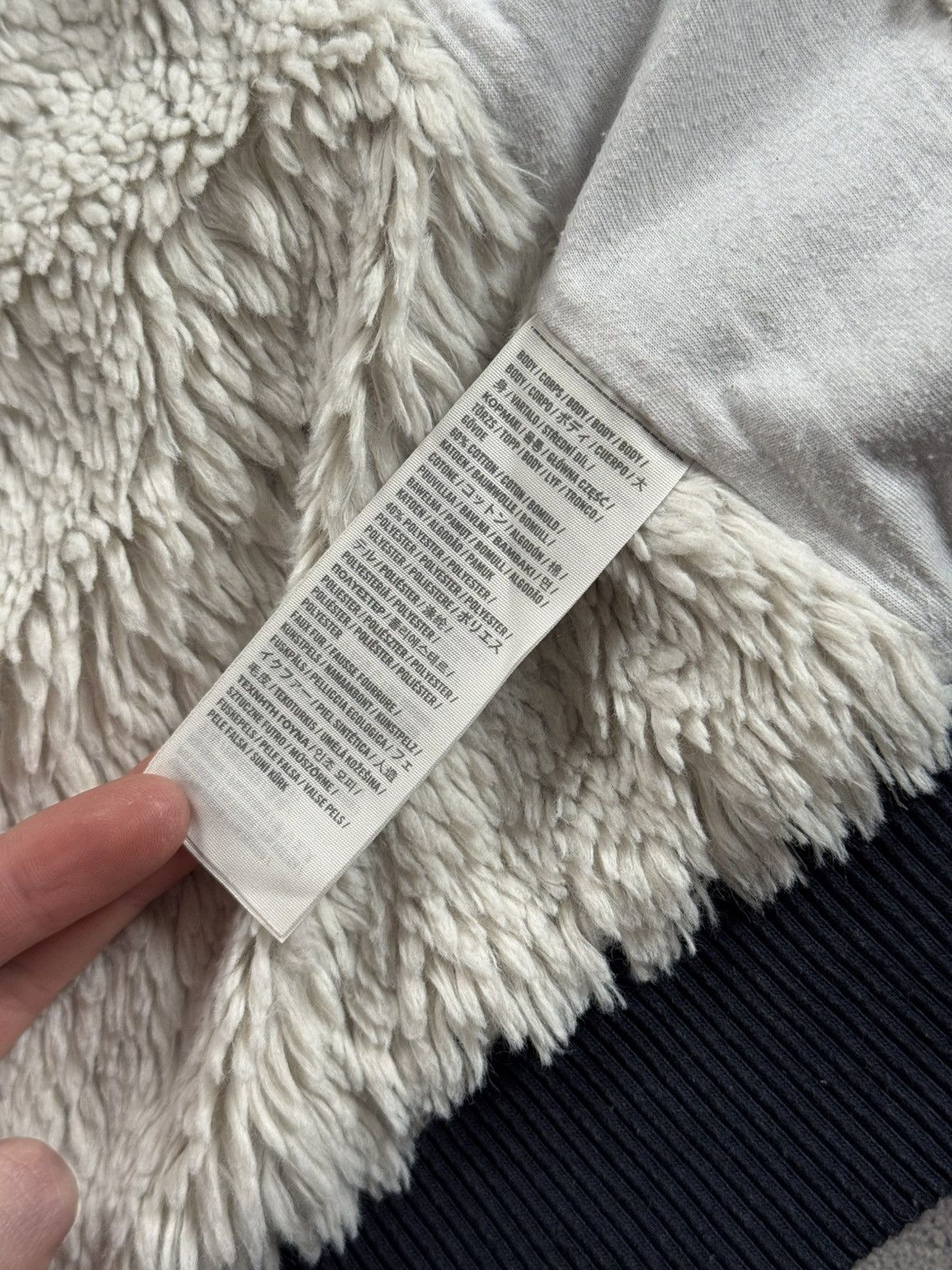 Abercrombie & Fitch Abercrombie & Fitch M/size lined sherpa hoodie fur LGB Y2K Size M / US 6-8 / IT 42-44 - 7 Thumbnail