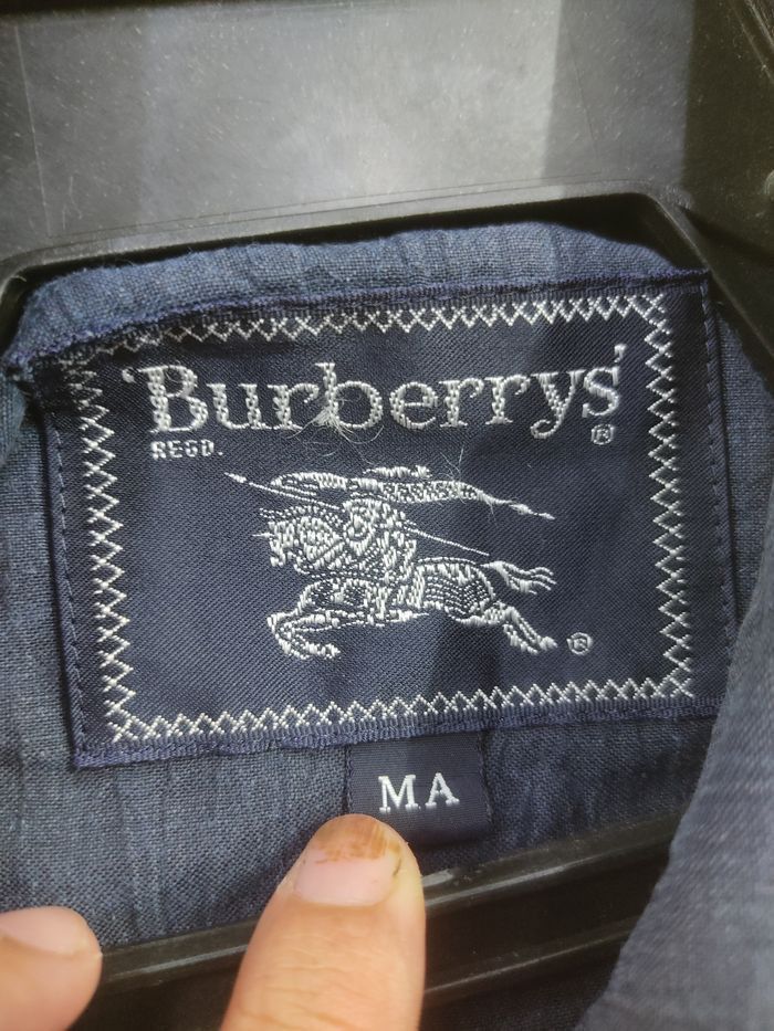 Burberry Vintage Burberry's Long Sleeve Size US L / EU 52-54 / 3 - 4 Thumbnail