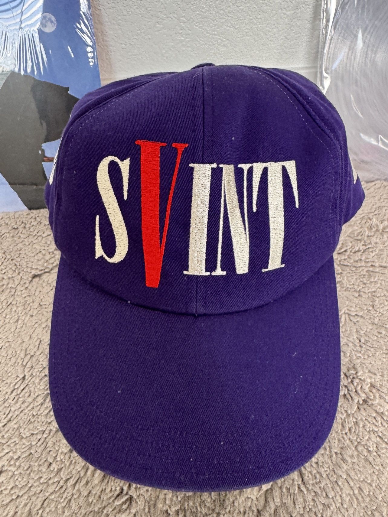 Saint Michael × Vlone Saint Michael x Vlone Cap “Purple” Size ONE SIZE - 1 Thumbnail