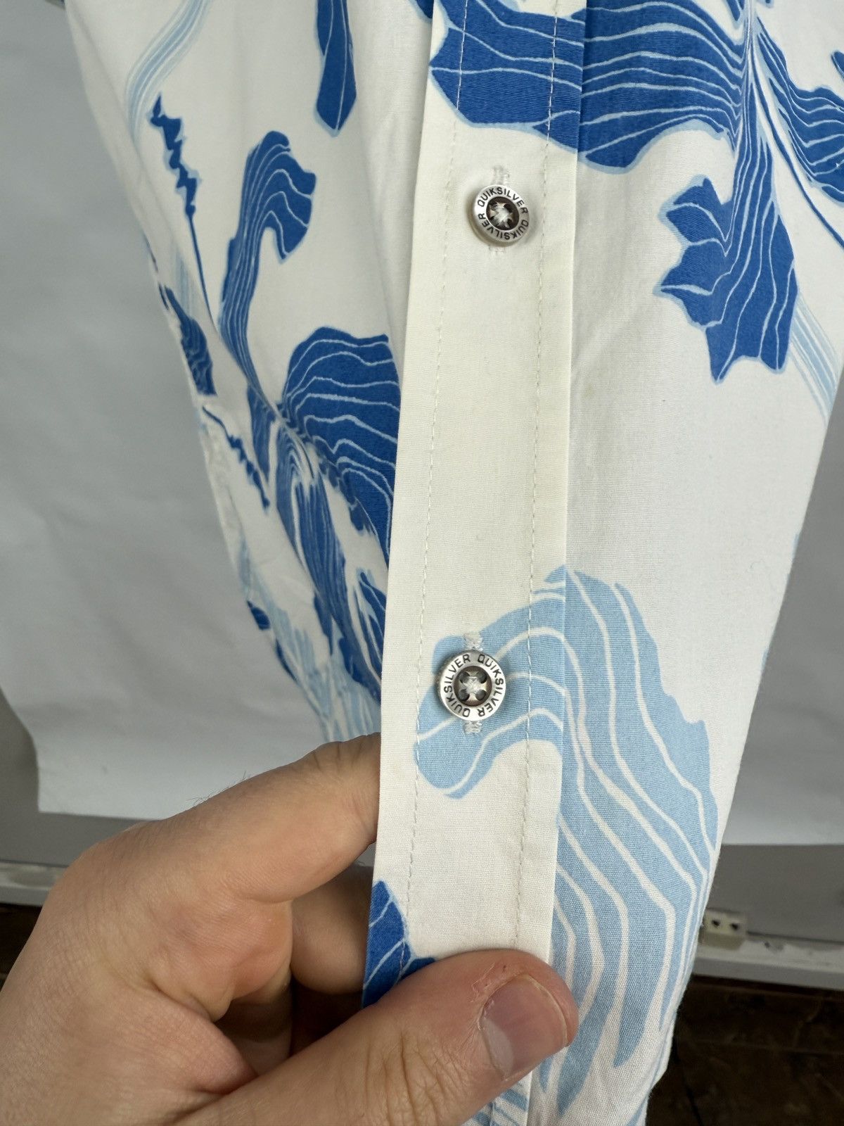Quiksilver 🌺 Vintage 90s Quiksilver Hawaiian Shirt Rare Retro Hype Y2K Size US M / EU 48-50 / 2 - 6 Thumbnail