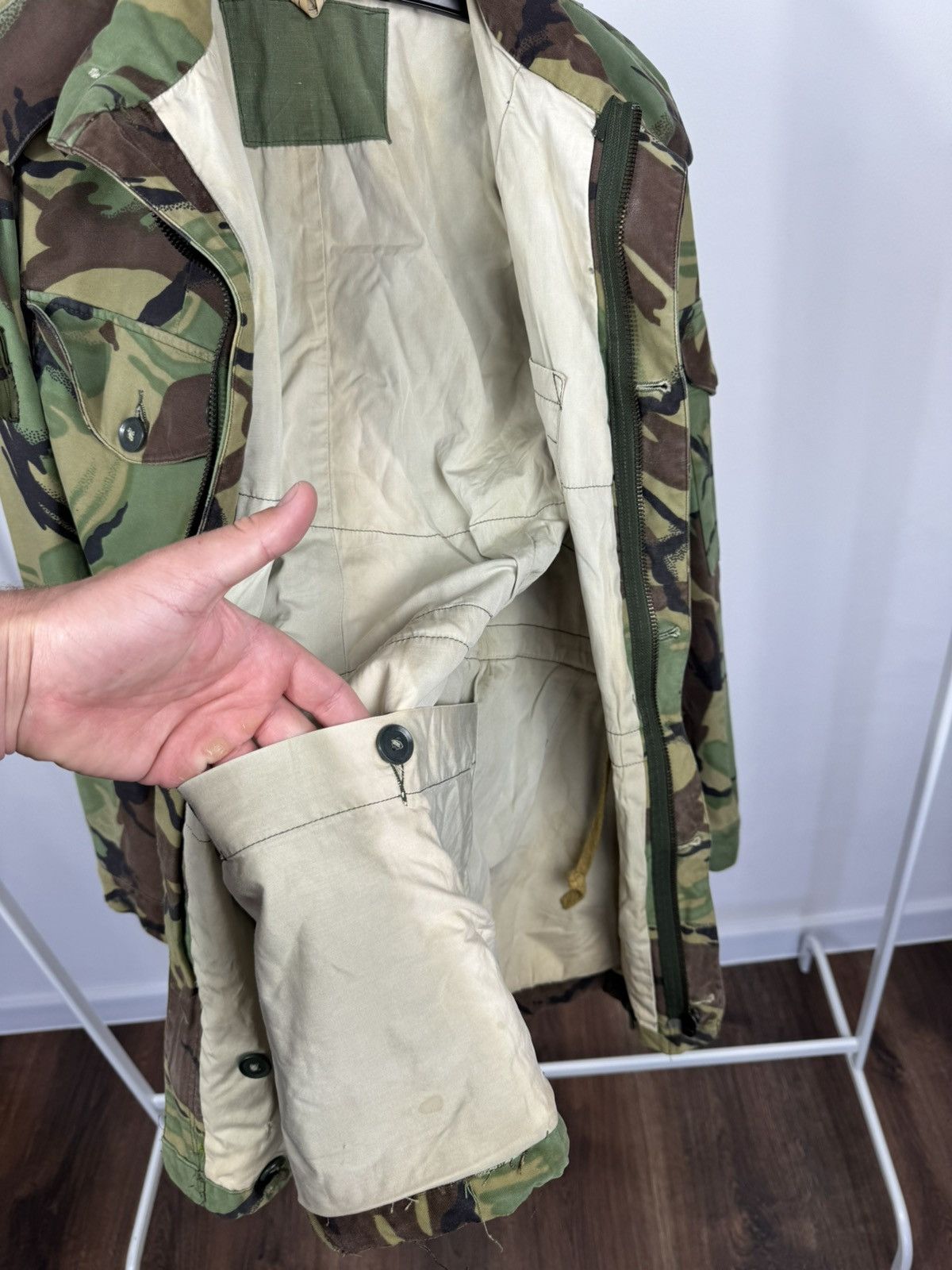 Other Vintage British Army DPM Camouflage Field Jacket Military Size US M / EU 48-50 / 2 - 13 Thumbnail