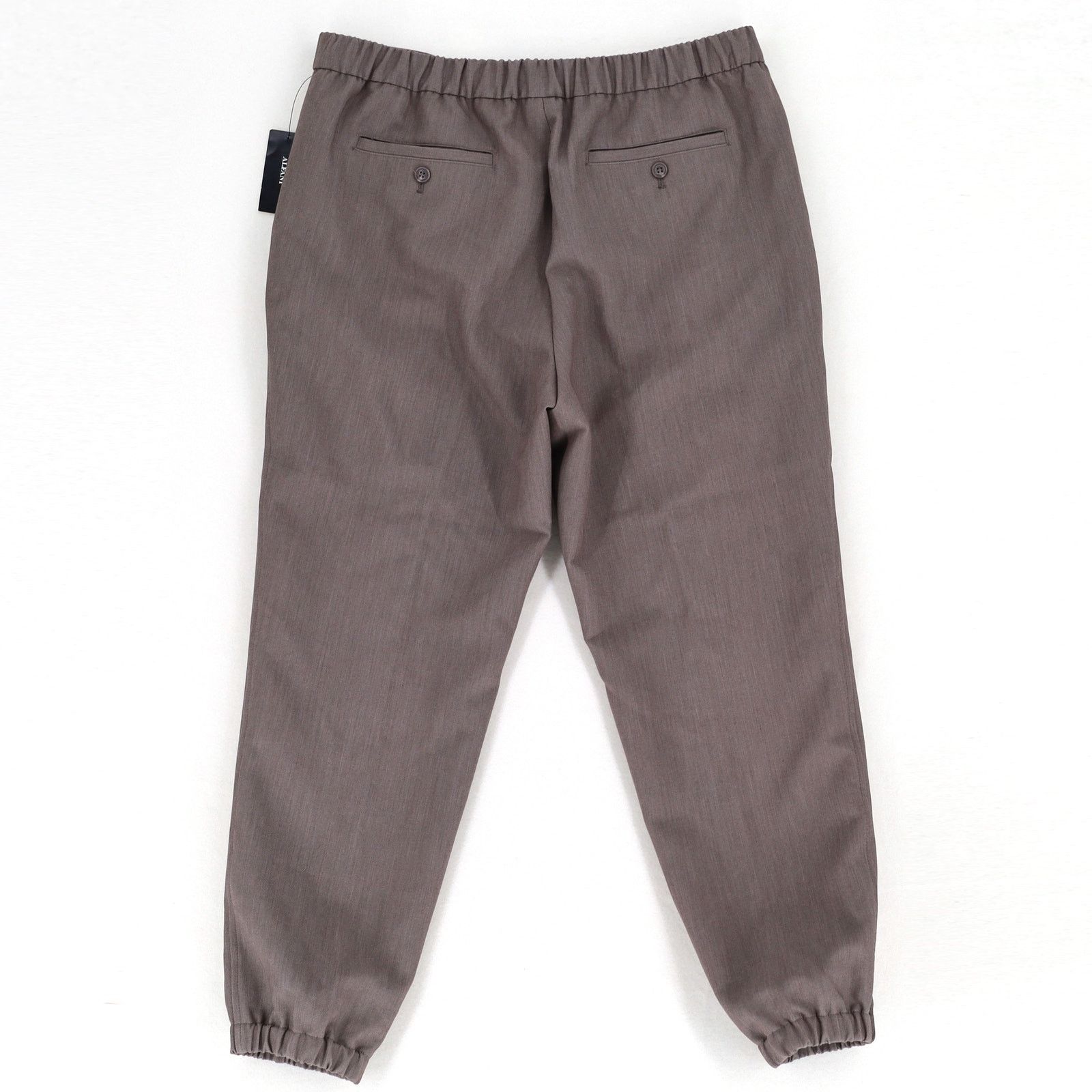 Alfani Alfani Men's Taupe Grey Woven Dressy Jogger Pants Size XXL Size US 38 / EU 54 - 4 Thumbnail