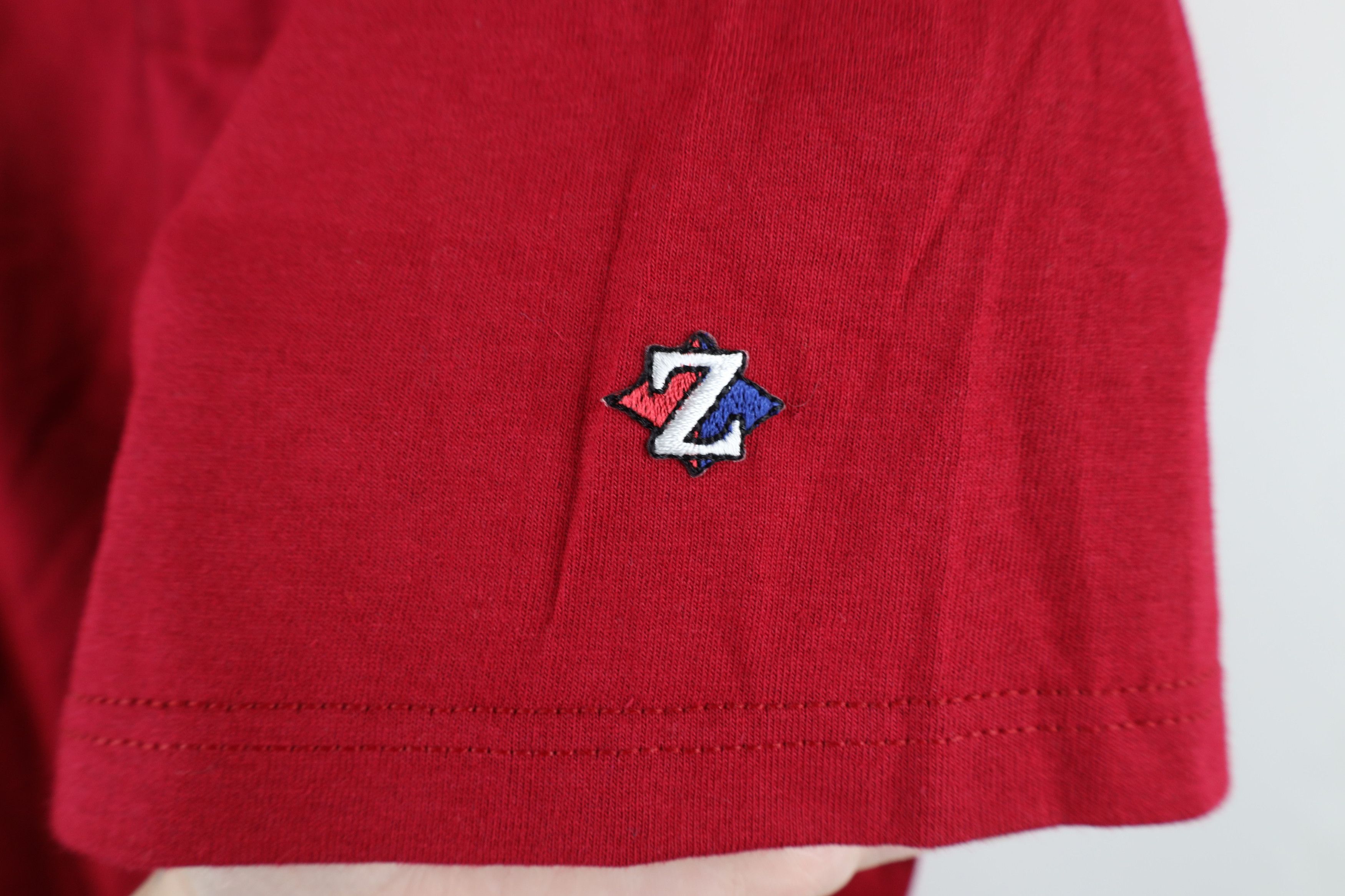 Vintage Vintage 90s Streetwear Heavyweight T-Shirt Red Cotton USA Size US M / EU 48-50 / 2 - 4 Thumbnail