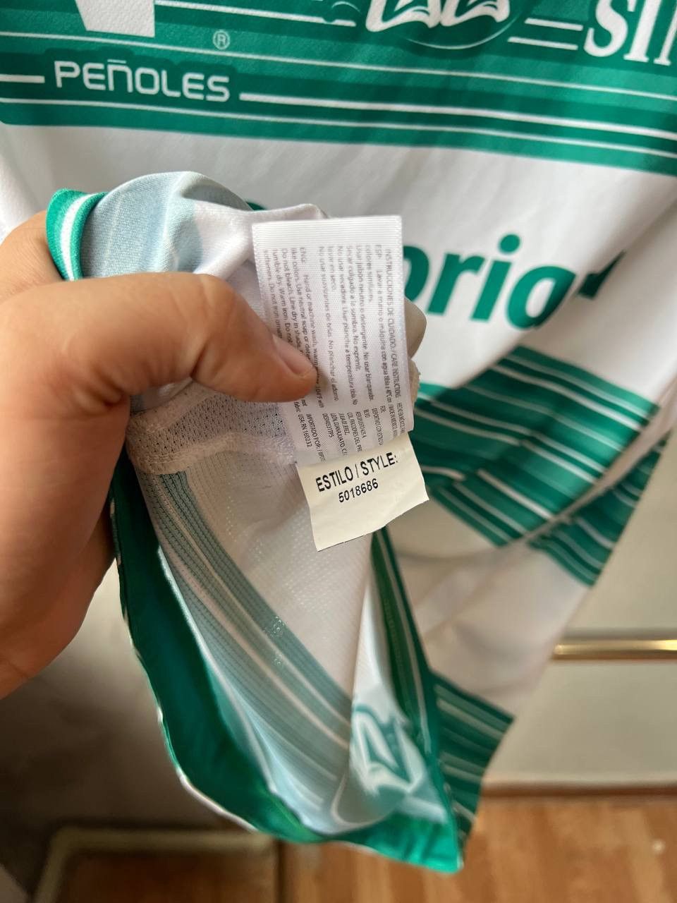 Sports Specialties 2021/22 SANTOS LAGUNA HOME RARE SOCCER JERSEY SHIRT CHARLY Size US S / EU 44-46 / 1 - 9 Thumbnail