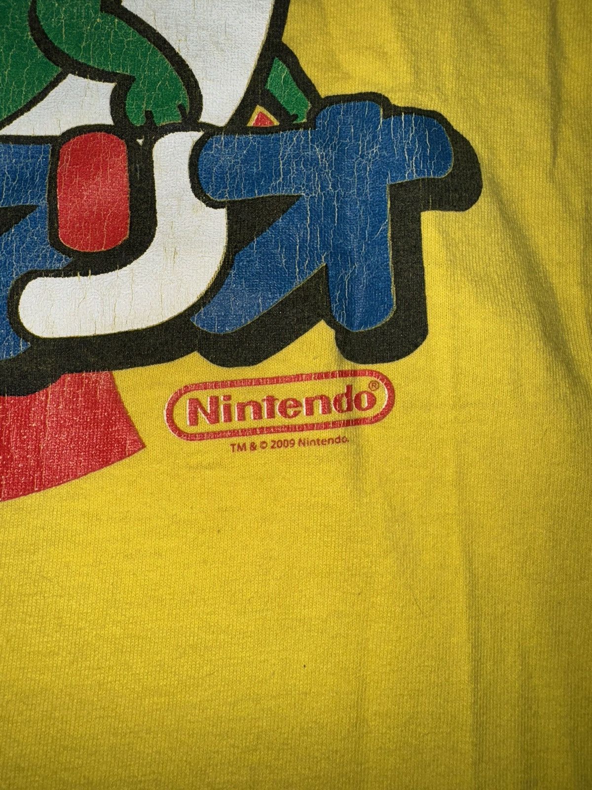 Nintendo × Vintage Vintage Nintendo Mario & Yoshi Japanese Graphic Yellow Shirt Size US XL / EU 56 / 4 - 3 Thumbnail