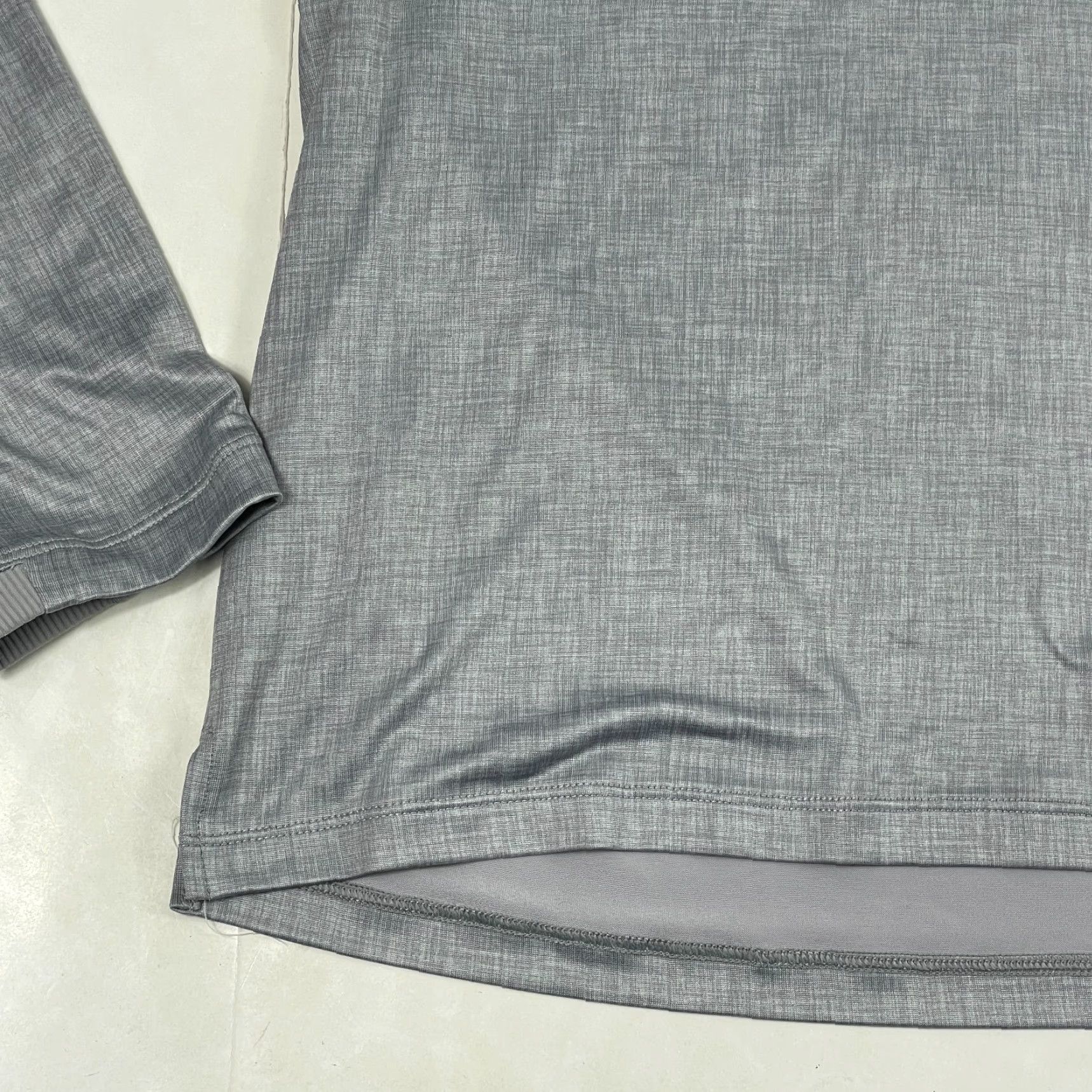 johnnie-O Johnnie O Shirt Mens L Gray Performance 1/4 Zip Pullover Golf Gym Activewear Casual Size US L / EU 52-54 / 3 - 5 Thumbnail