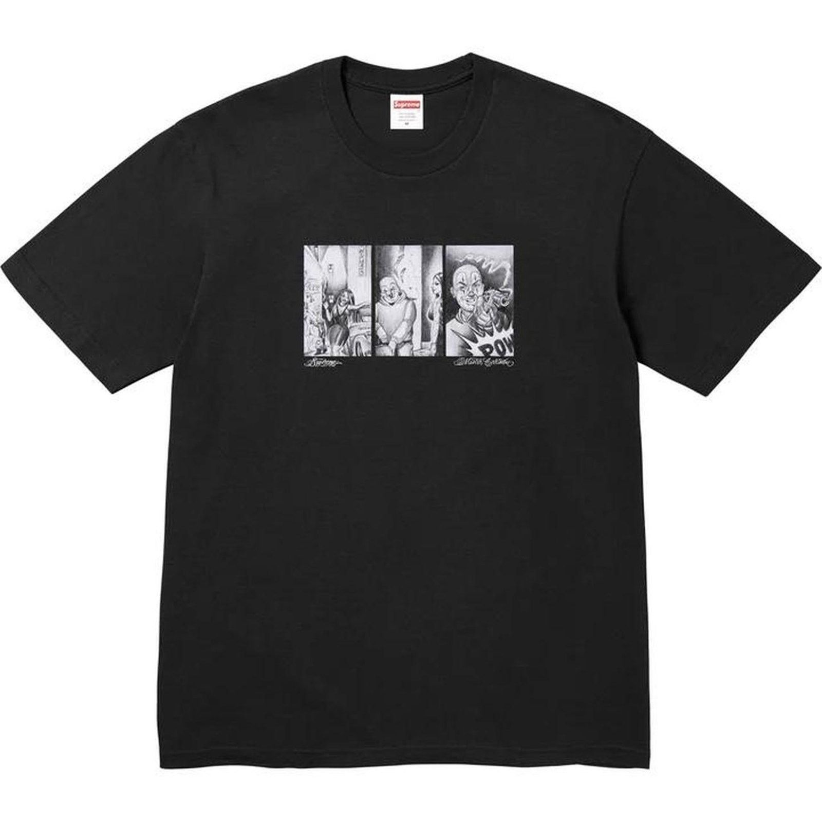 Supreme Supreme x Mister Cartoon “Pow” T Shirt in Black XXL Size US XXL / EU 58 / 5 - 1 Thumbnail