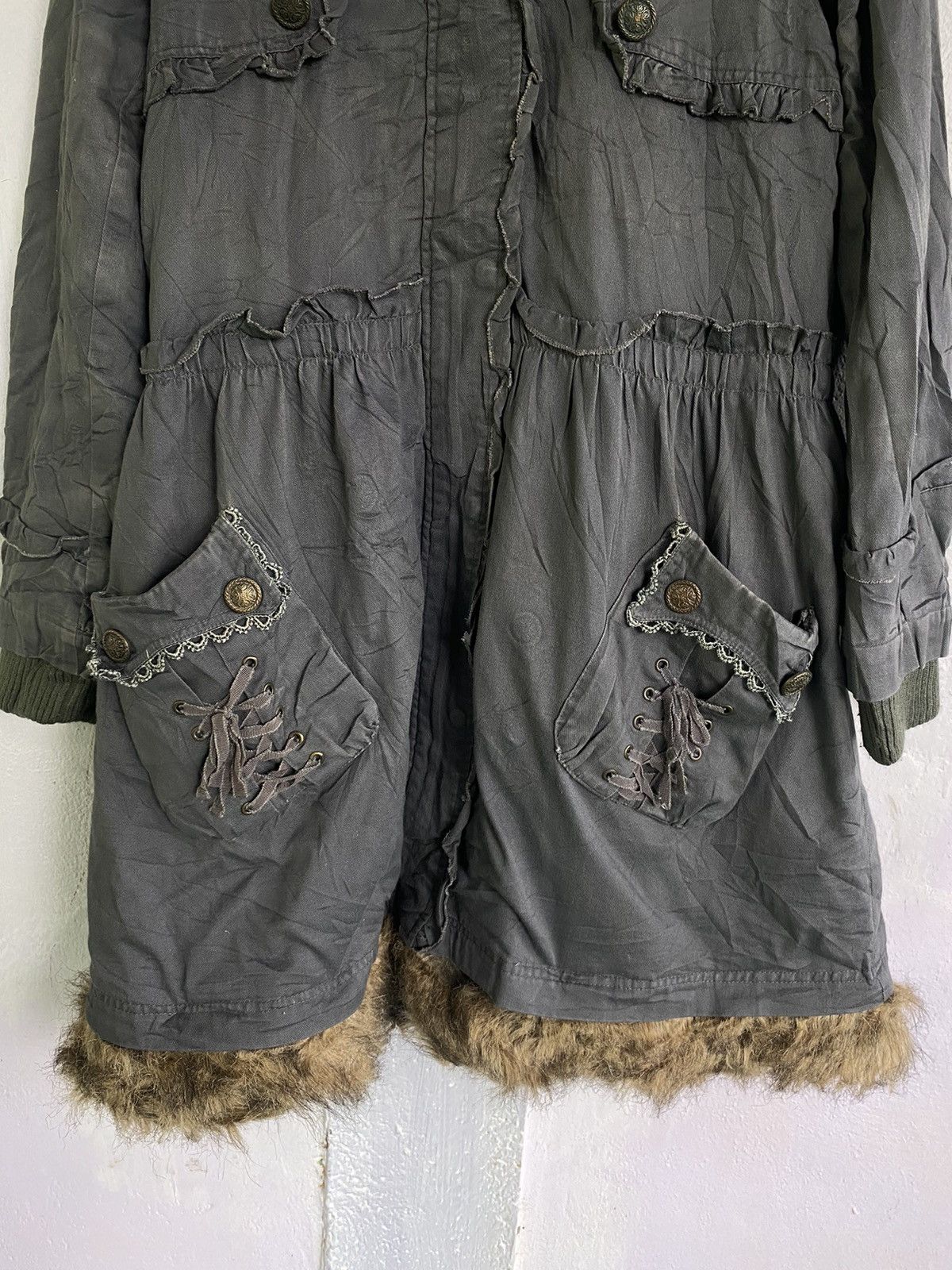 Axist Axes Femme Long Coat Fur With Hoodie Size US M / EU 48-50 / 2 - 10 Thumbnail