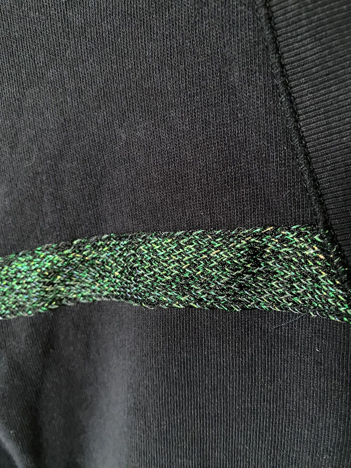 Dries Van Noten Embroidered green stripes sweat cotton 3/4 sleeves Size US S / EU 44-46 / 1 - 8 Thumbnail