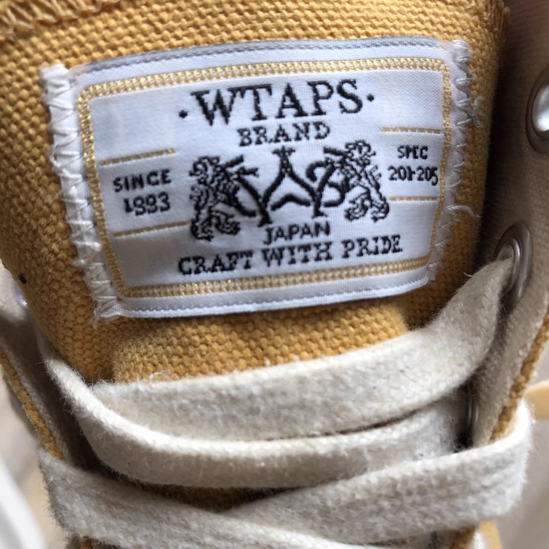 Wtaps Wtaps Canvas Mustard Sneakers Size US 5 / EU 37 - 3 Thumbnail