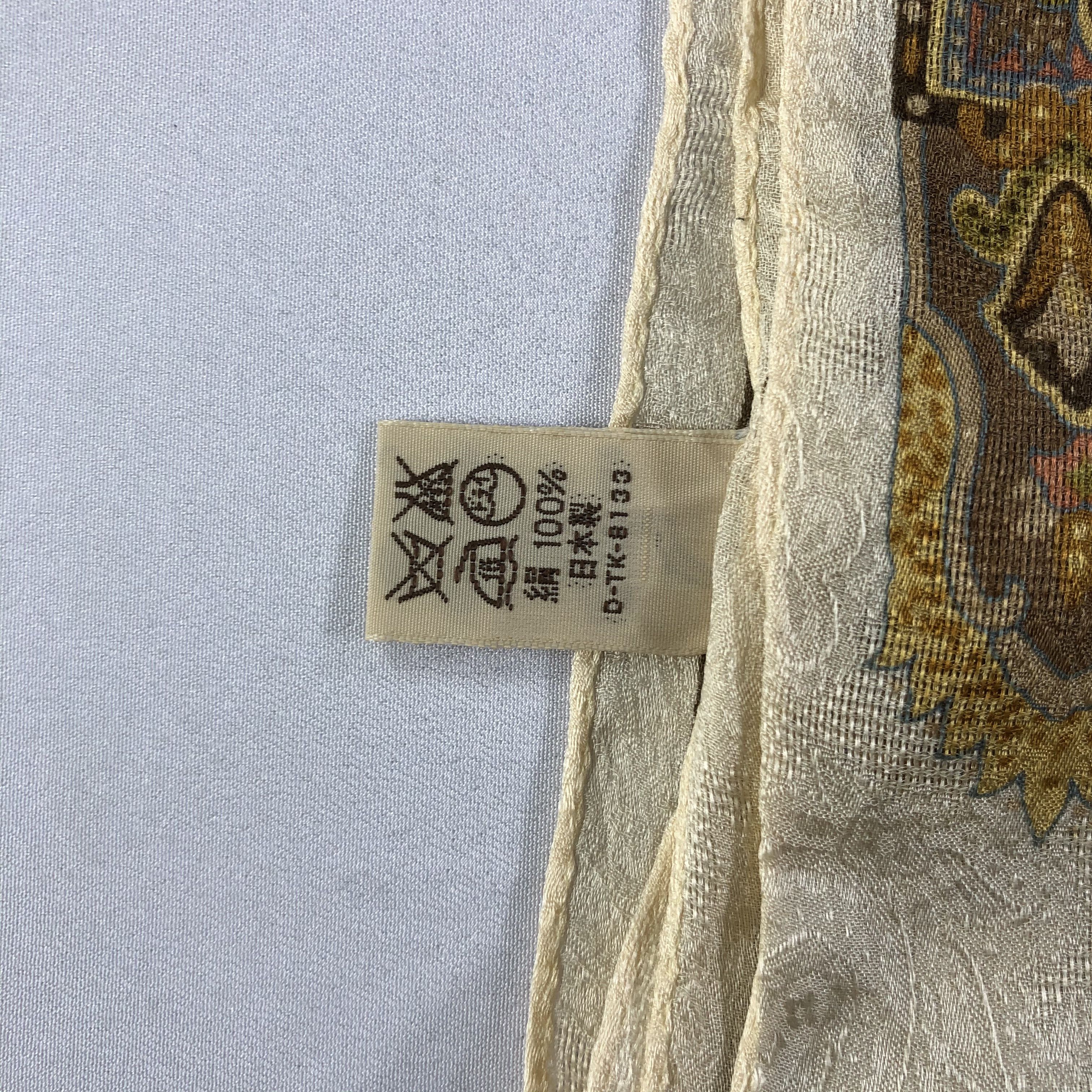 Vintage Vintage Topkapi Silk Scarf Size ONE SIZE - 5 Thumbnail