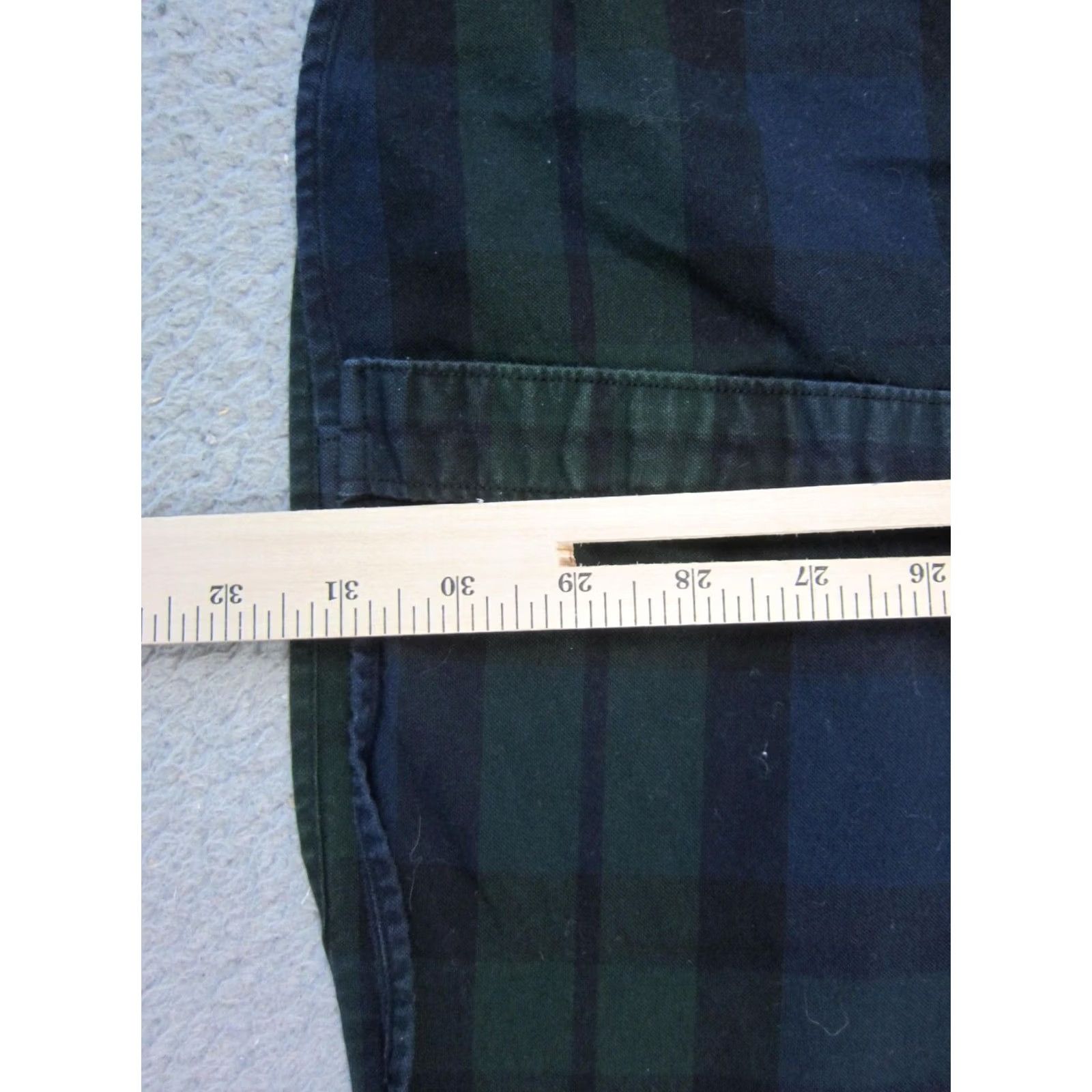 J.Crew VINTAGE J.CREW Shirt Mens Large Green Blue Black Watch Plaid Cotton Oxford 90s Slim Fit Size US L / EU 52-54 / 3 - 7 Thumbnail