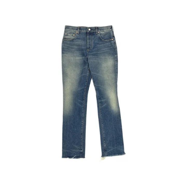 Gucci Gucci Gucci Blue Straight Fit Denim Pants -2506 Size US 33 - 2 Thumbnail
