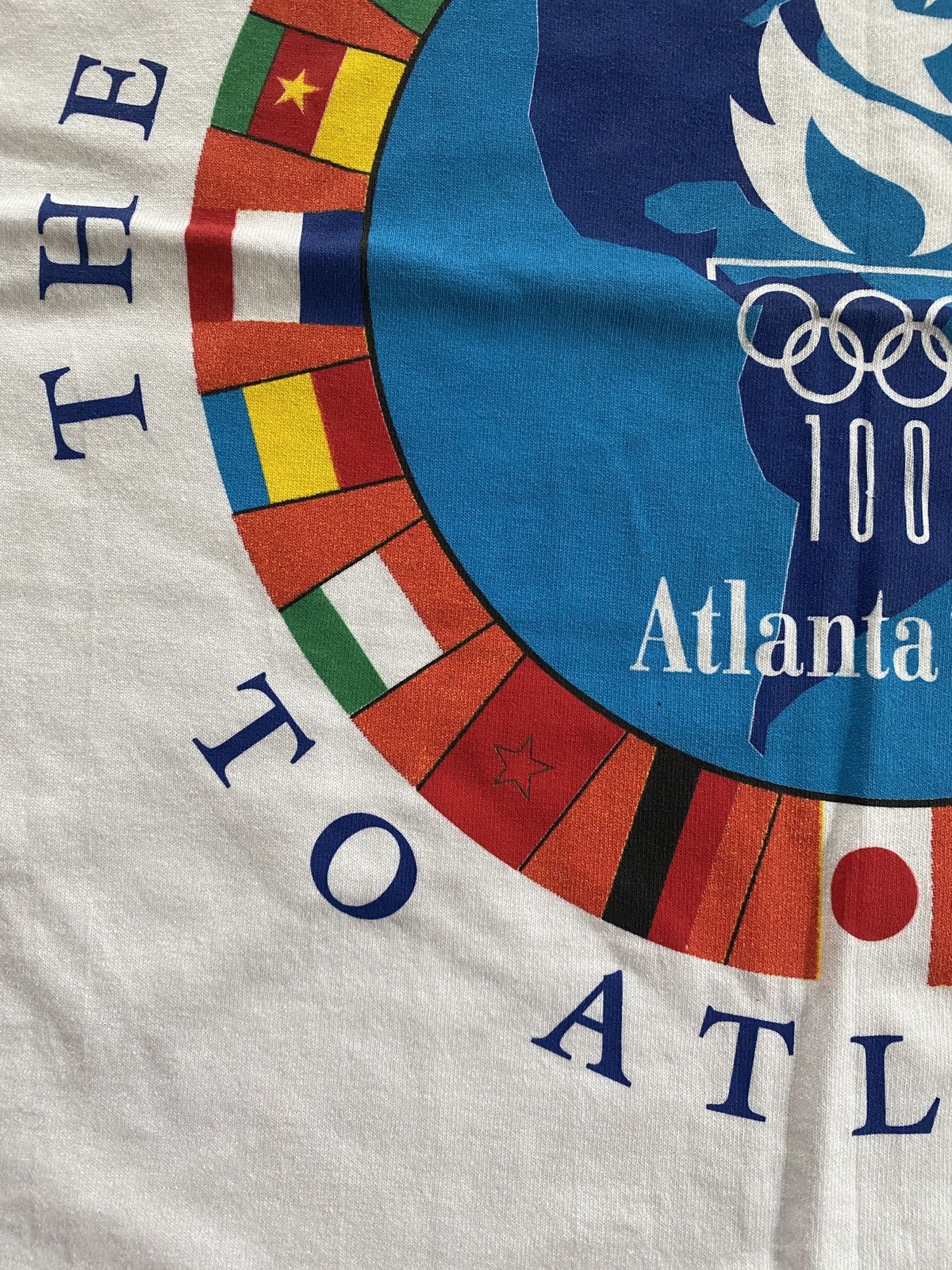 USA Olympics Vintage NWT 1996 Olympics Atlanta World Flags Tee New Size US XL / EU 56 / 4 - 5 Thumbnail