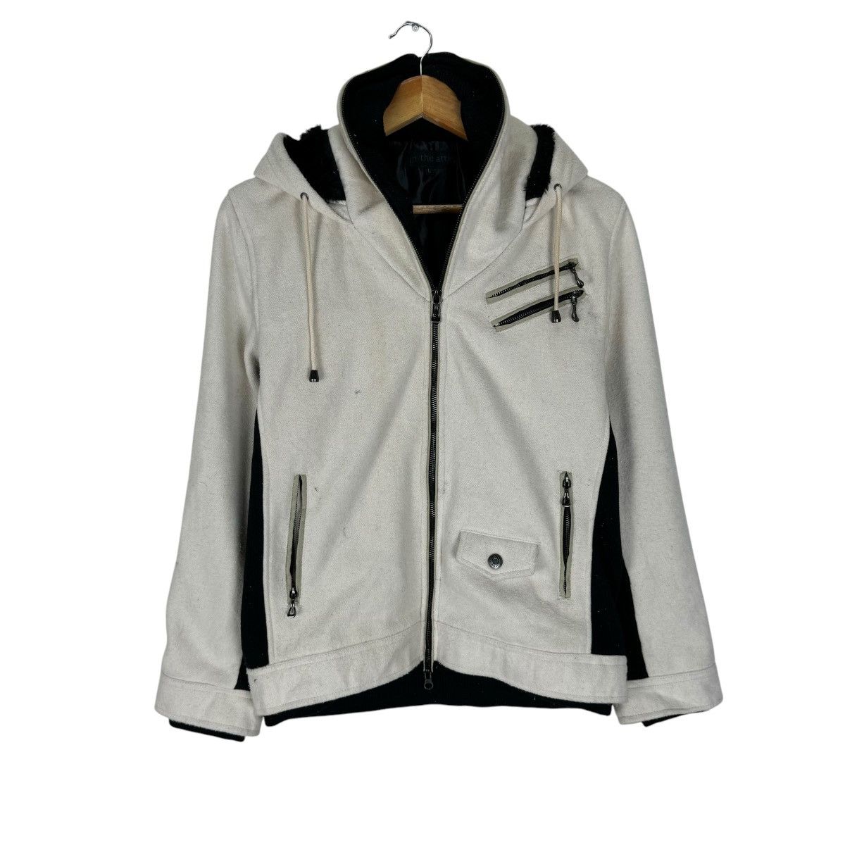 In The Attic 🌟IN THE ATTIC HOODIE FULL ZIP JACKET Size L / US 10 / IT 46 - 2 Thumbnail