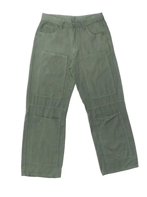 VIBE Solid baggy jeans wide legs hip-hop street style Y2k Size US 34 / EU 50 - 4 Thumbnail