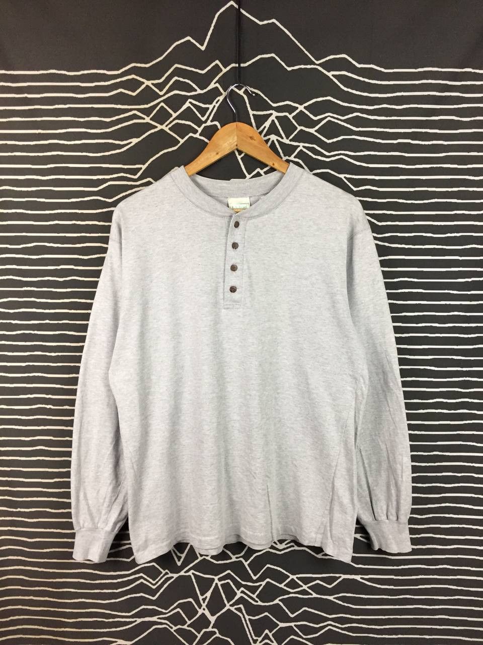 L.L. Bean Vtg L.L. Bean Freeport Maine Henley Long Sleeve Tee Size US L / EU 52-54 / 3 - 2 Thumbnail