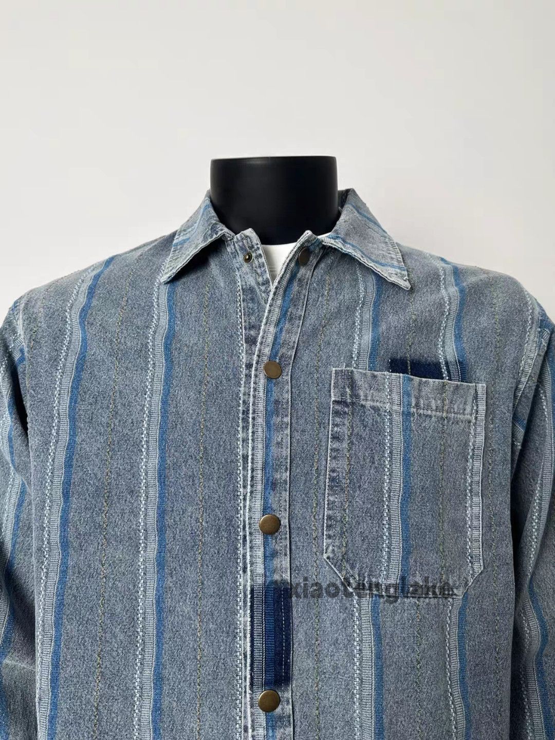 Vintage Unisex outdoor utility washed faded cleanfit yuppie shirt Size US L / EU 52-54 / 3 - 4 Thumbnail