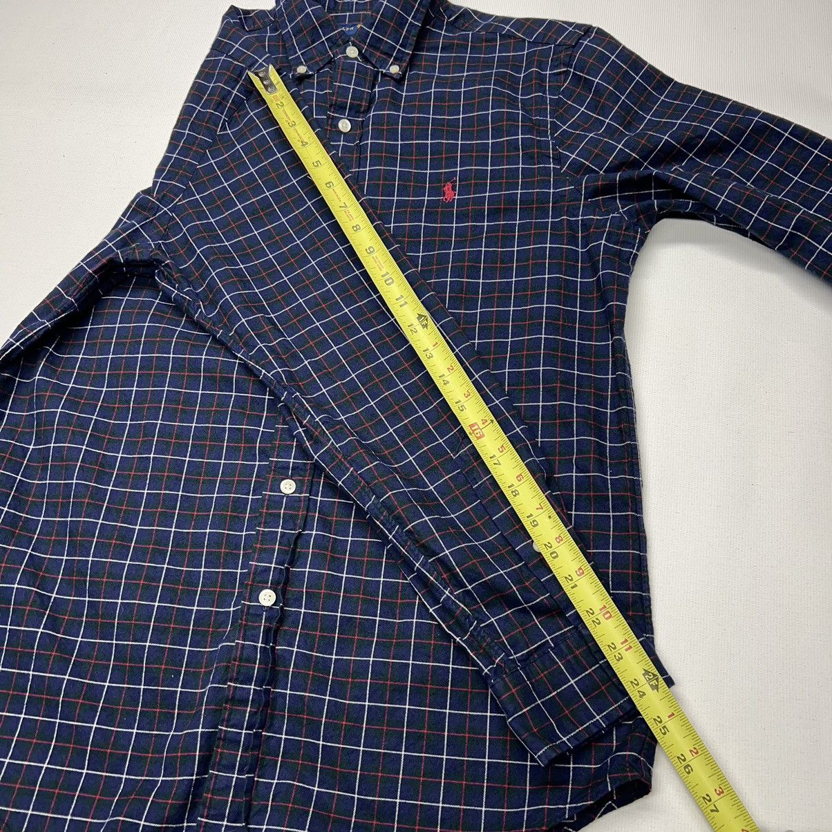 Polo Ralph Lauren Polo Ralph Lauren Shirt Blue Button Down Plaid Classic Fit Size US M / EU 48-50 / 2 - 19 Thumbnail