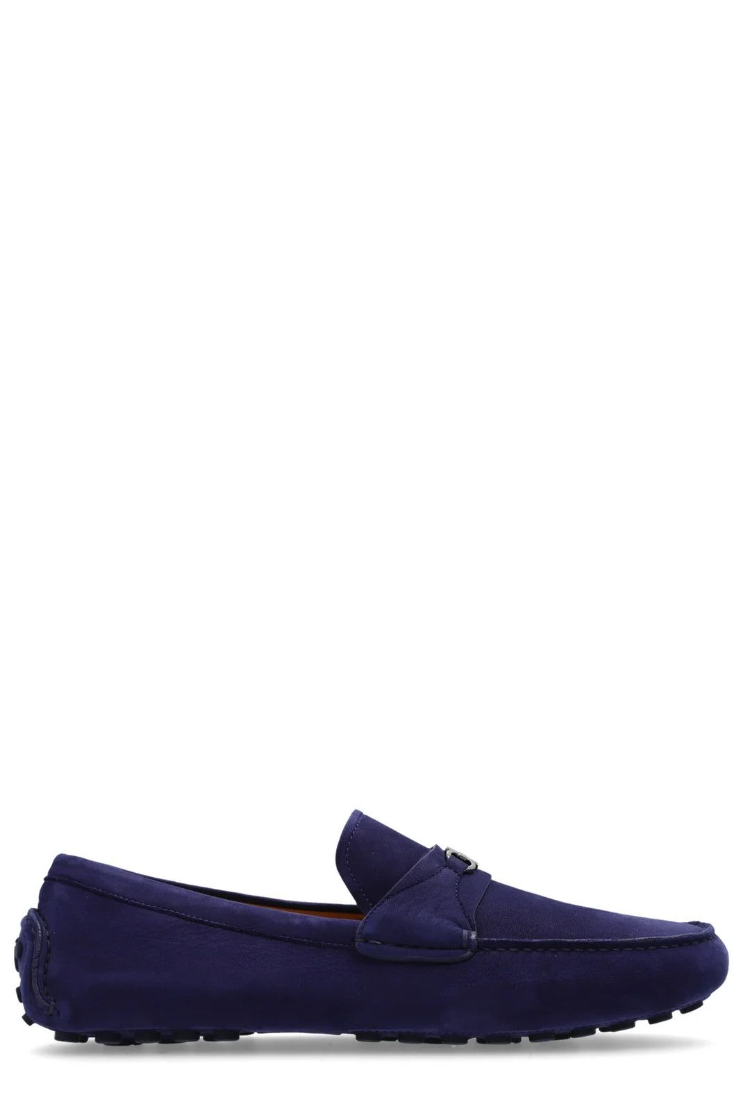 Salvatore Ferragamo o1s1rm0924 Nubuck Loafers in Dark Blue Size US 10 / EU 43 - 1 Thumbnail