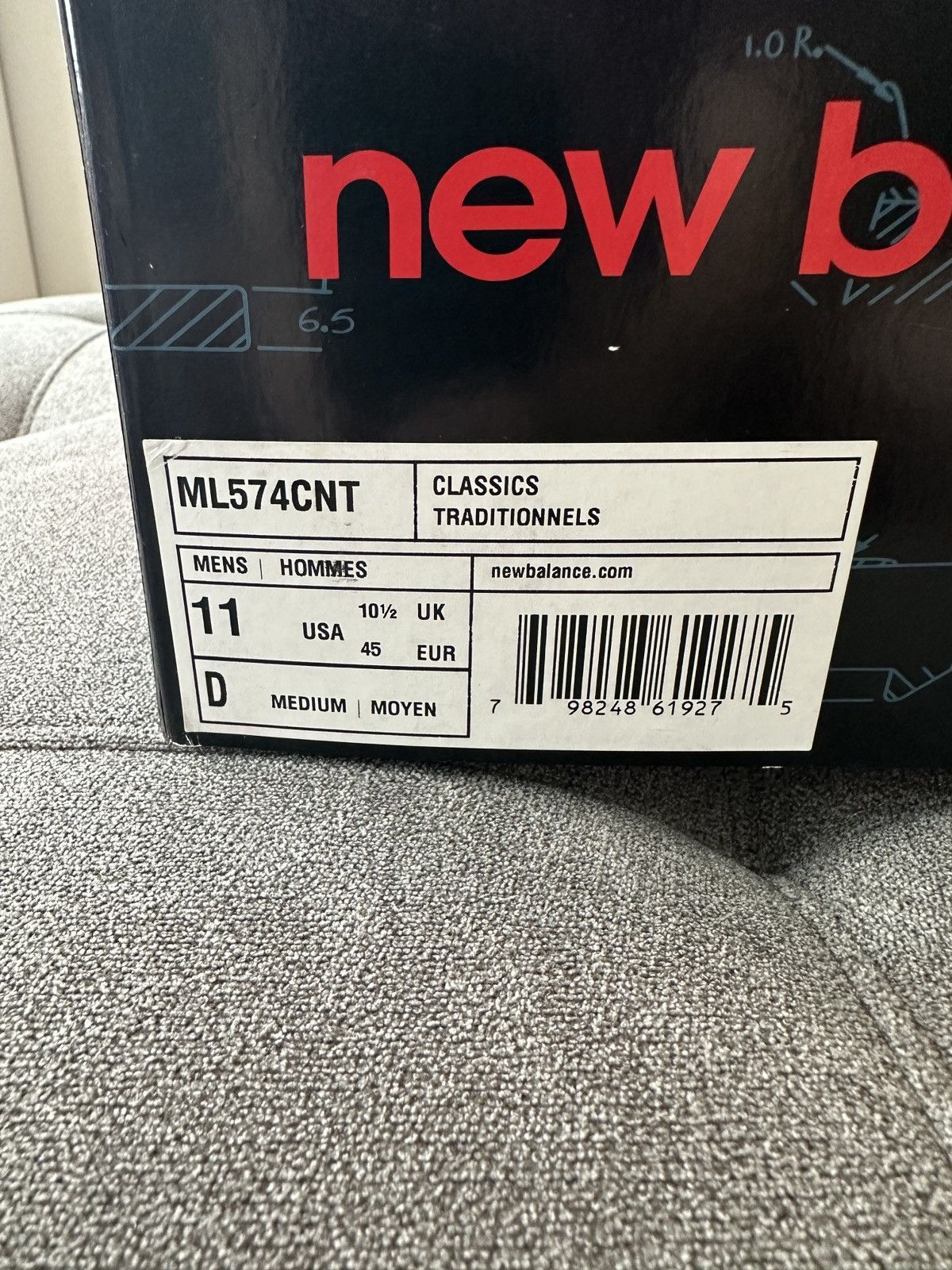 CNCPTS × New Balance Concepts X New Balance 574 - Rose - Size 11 Size US 11 / EU 44 - 20 Thumbnail