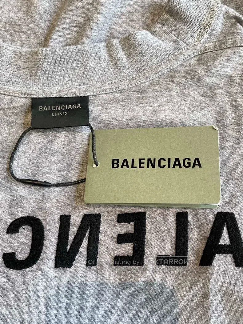 Balenciaga Balenciaga Gray Round Neck Short Sleeve Size US XXS / EU 40 - 5 Thumbnail