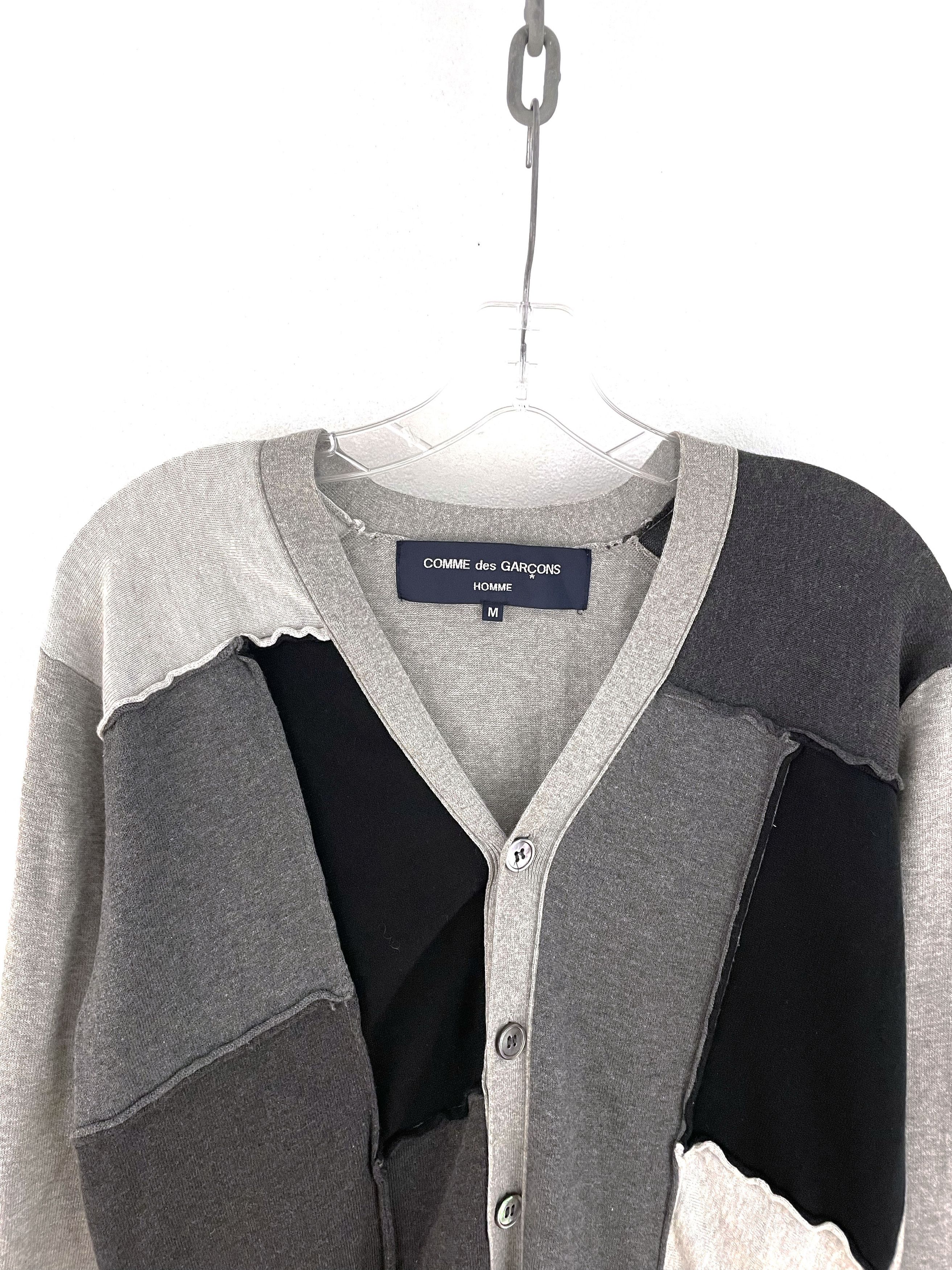 Comme des Garcons Homme 2009 Patchwork Cardigan Size US M / EU 48-50 / 2 - 4 Thumbnail