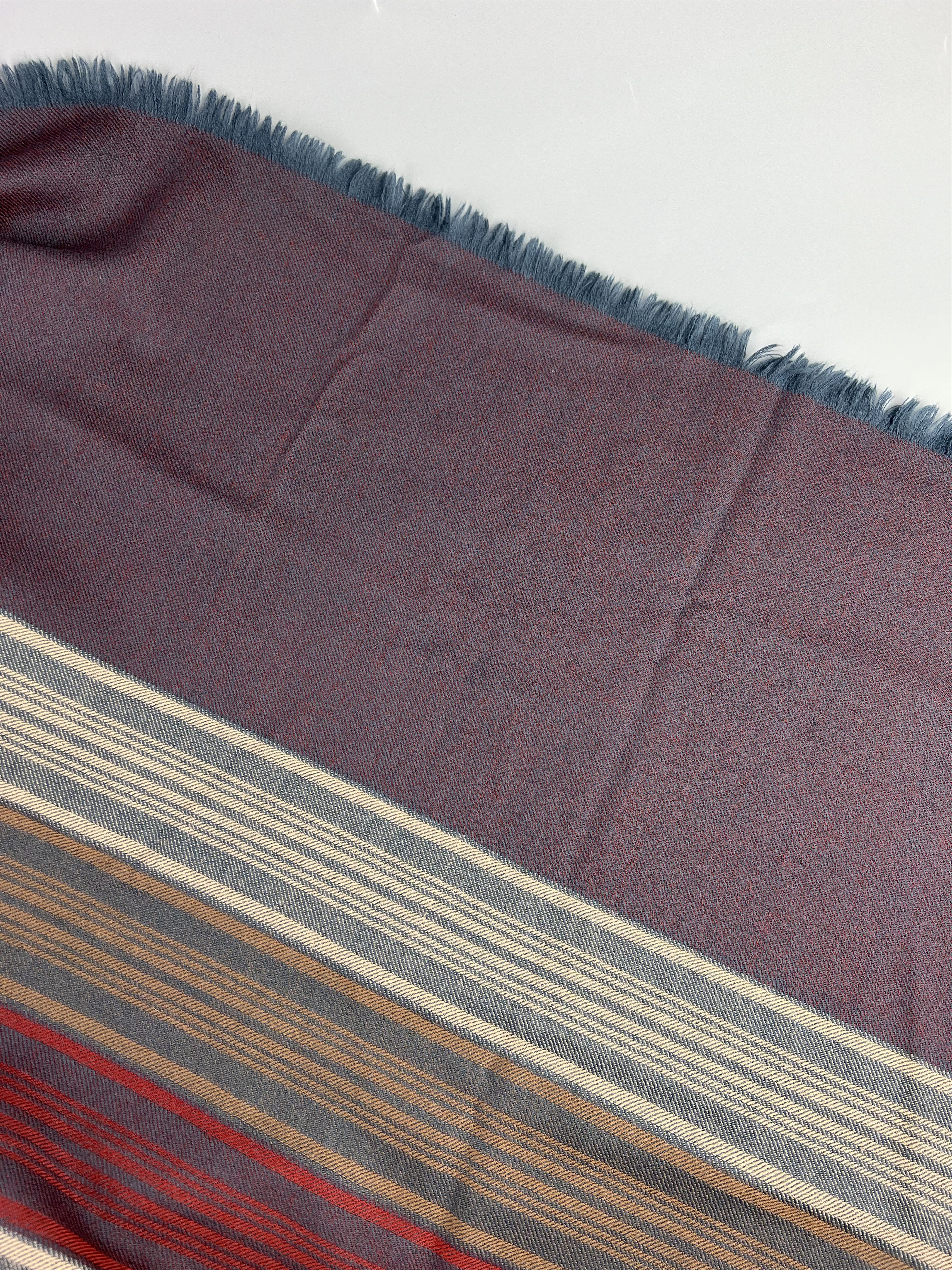 Missoni × Vintage Missoni Vintage Striped Wool Tablecloth Scarf 150x136cm Size ONE SIZE - 5 Thumbnail