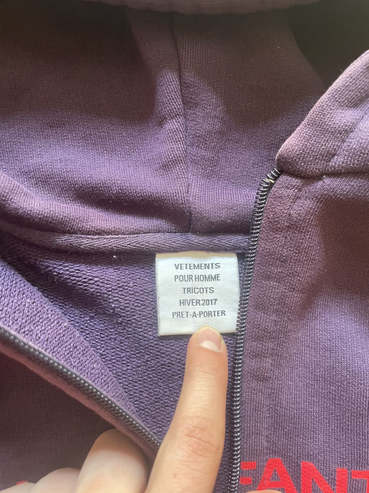 Vetements Vetements sexual fantasies zip up hoodie Size US XS / EU 42 / 0 - 4 Thumbnail