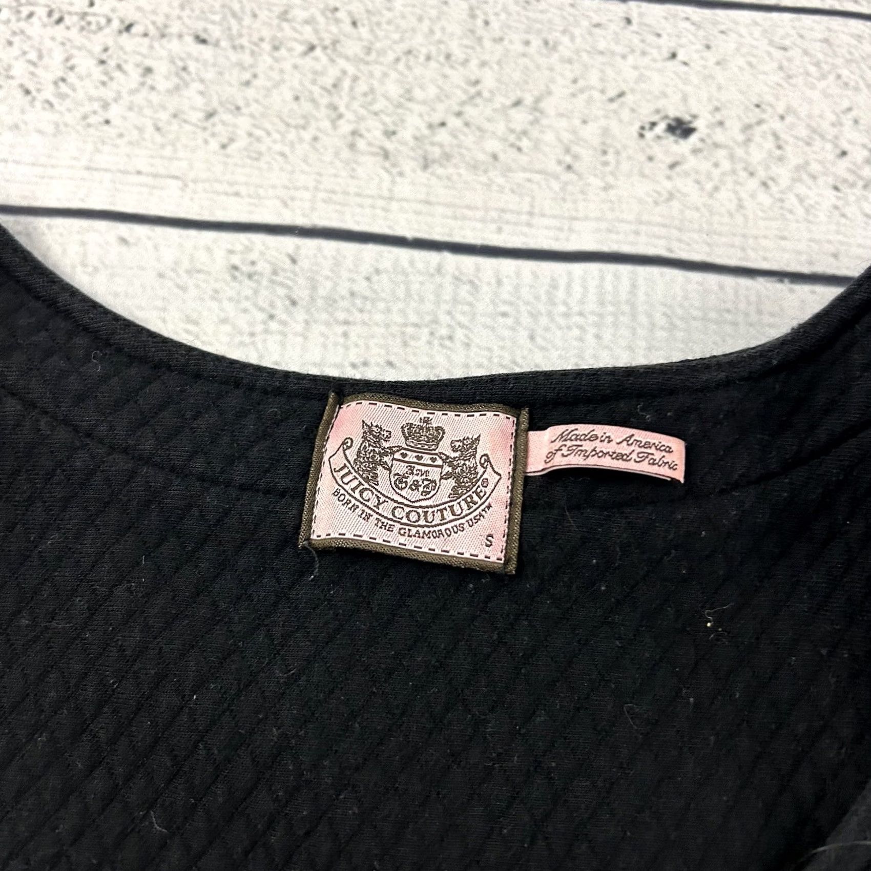 Juicy Couture Juicy Couture Front Zip Knee Length Dress Women's Small Black Size S / US 4 / IT 40 - 2 Thumbnail