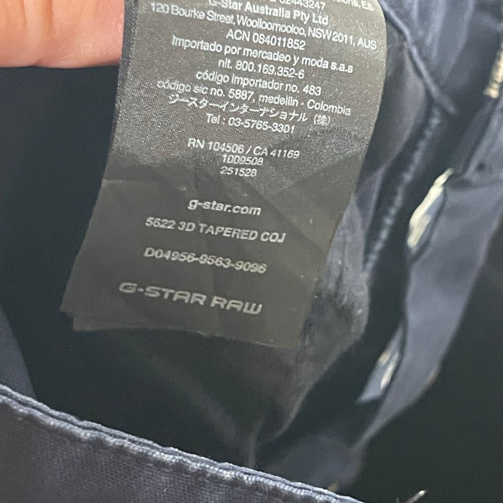 G-Star G-Star Raw Embroidered Elwood Tapered Slim Jean 32x31 Size US 32 / EU 48 - 13 Thumbnail