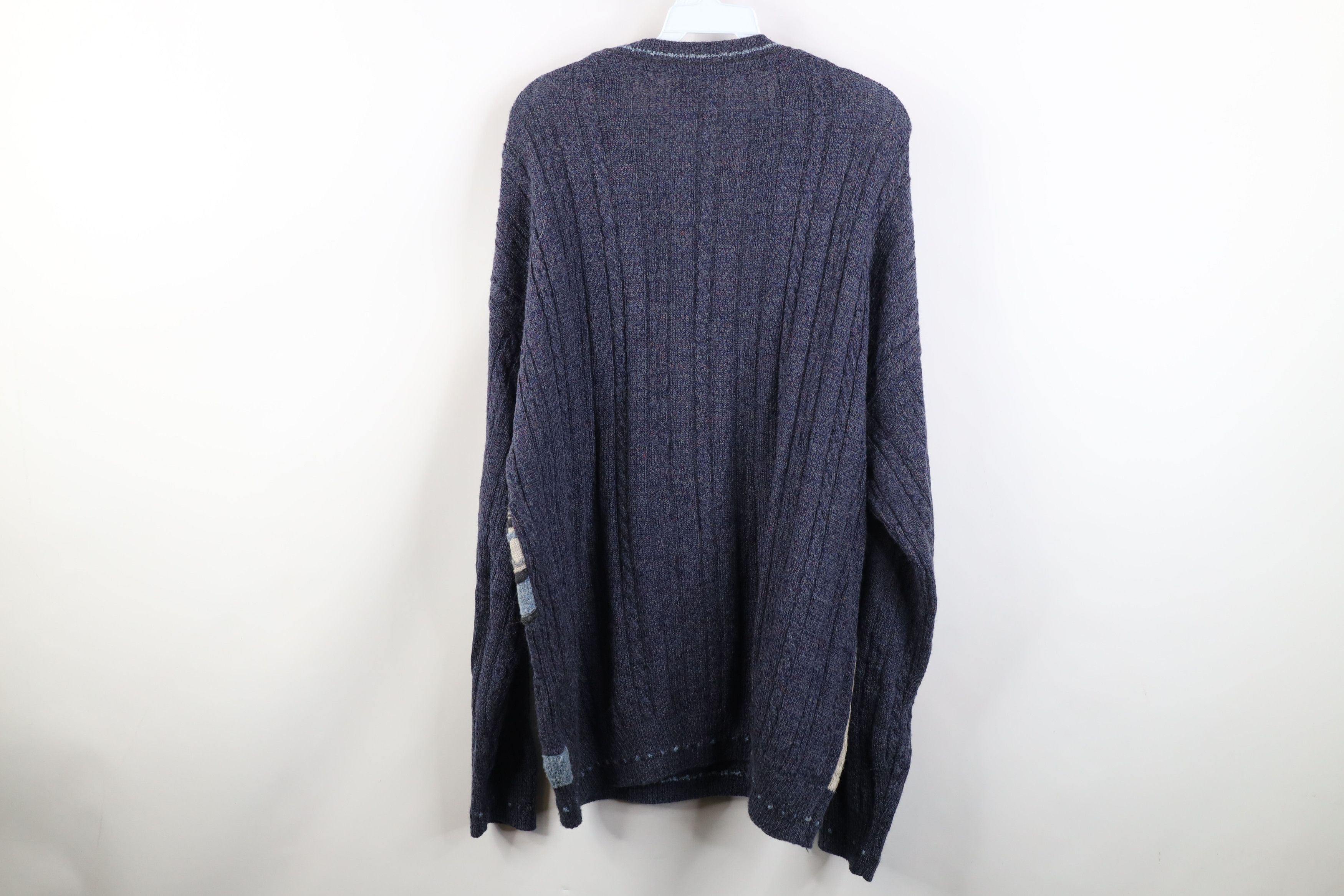 Vintage Vintage 90s Coogi Style Wool Blend Knit Crewneck Sweater Size US XL / EU 56 / 4 - 9 Thumbnail