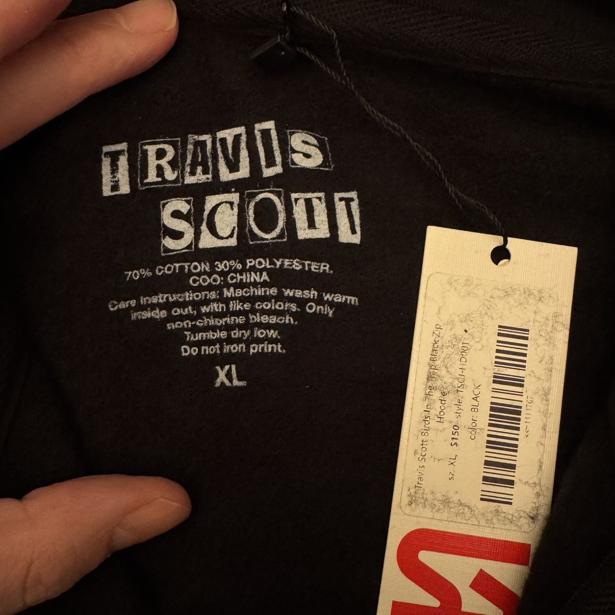 Travis Scott Travis Scott Birds In The Trap Black Zip Hoodie Size US XL / EU 56 / 4 - 6 Thumbnail