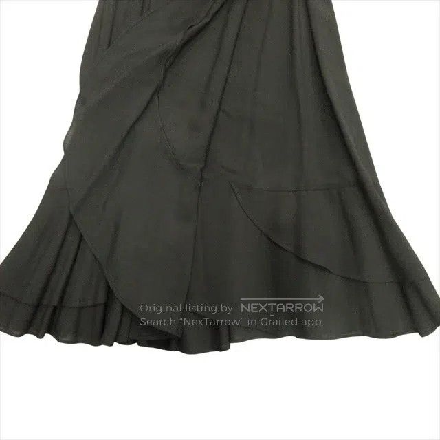 Comme des Garcons Comme Des Garcons size M Black wool bell-shaped pleated wr Size 23" - 4 Thumbnail
