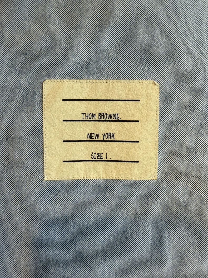 Thom Browne THOM BROWNE Blue placket tricolour shirt + double armband 2 Size US S / EU 44-46 / 1 - 4 Thumbnail