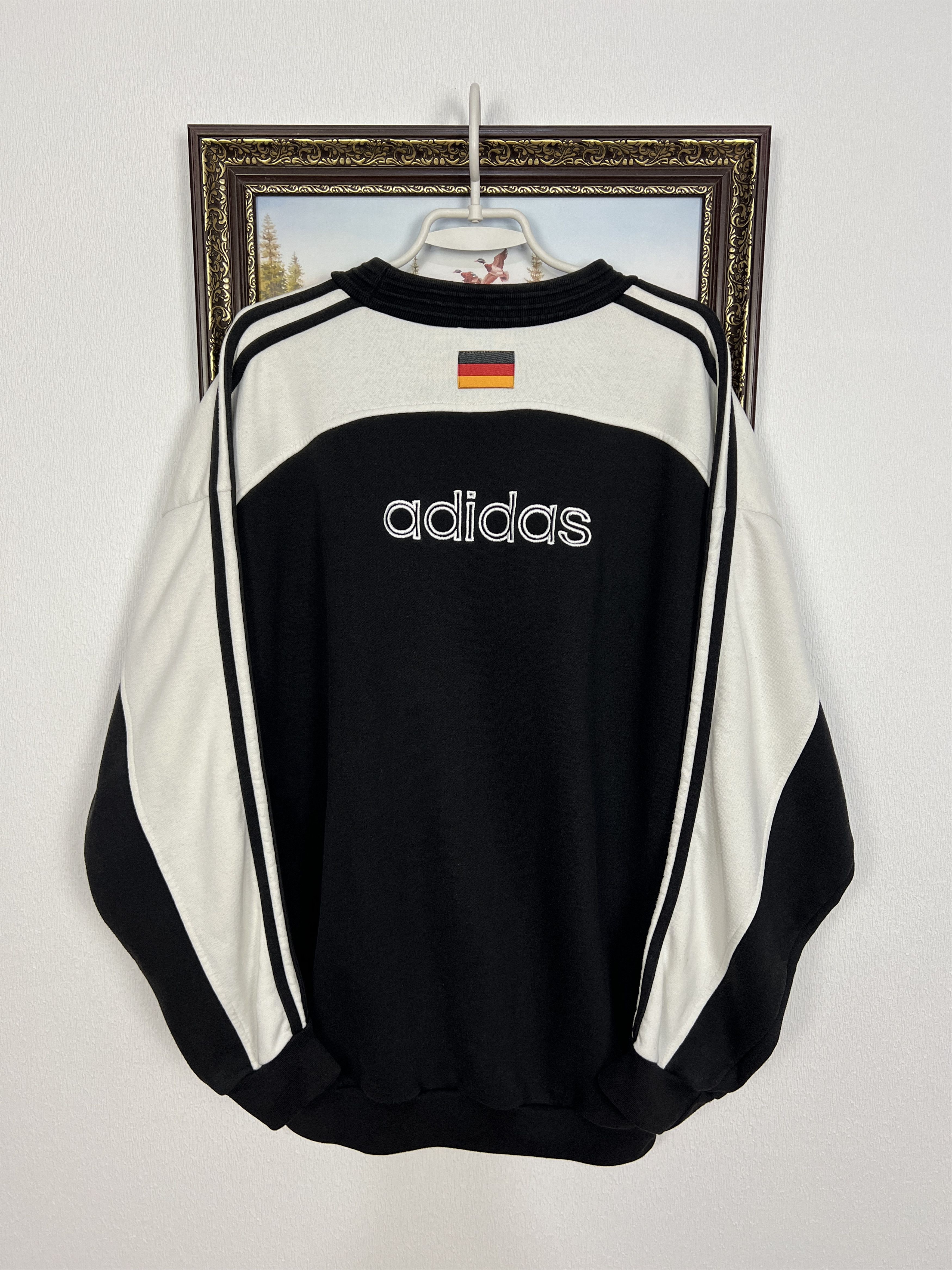 Adidas Germany Football Sweatshirt Soccer Crewneck Track Top Size US L / EU 52-54 / 3 - 8 Thumbnail