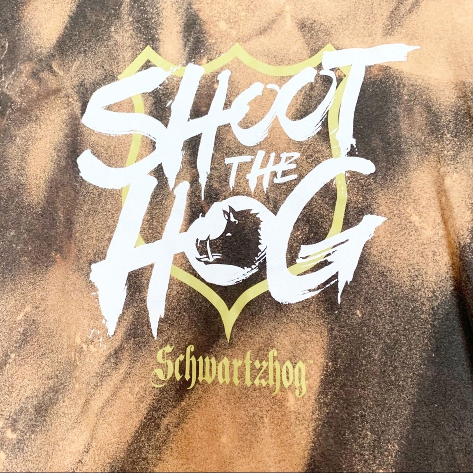Anvil Shoot the Hog Black Tie Dye Graphic Tee Unisex Size Medium Size M / US 6-8 / IT 42-44 - 3 Thumbnail