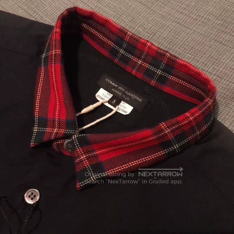 Comme des Garcons Comme Des Garcons English Red and Black Punk Plaid Shirt Size US S / EU 44-46 / 1 - 3 Thumbnail