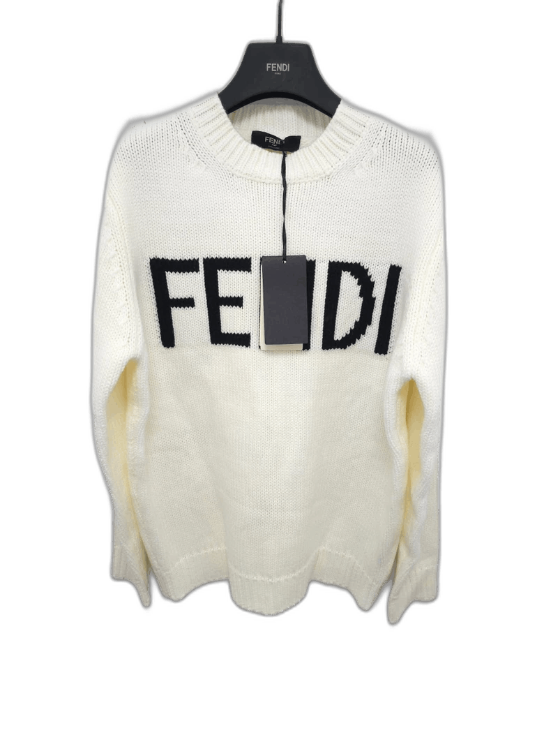 Fendi Classic Fendi Thick Knit Sweater for Men Size US XL / EU 56 / 4 - 1 Thumbnail