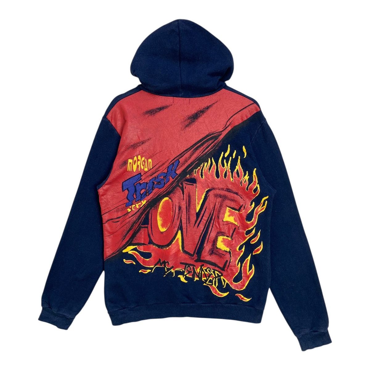 Morgan Homme Vintage Morgan Homme Hoodie Big Graphic Japan Made Free Size Size US M / EU 48-50 / 2 - 1 Thumbnail