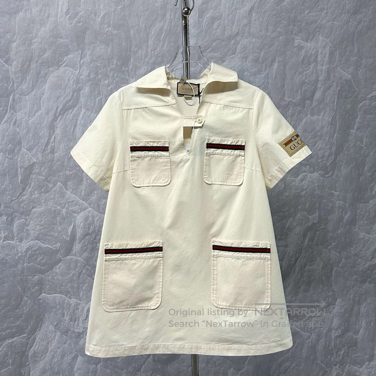 Gucci gucci logo pocket short sleeve dress. Size M / US 6-8 / IT 42-44 - 2 Thumbnail