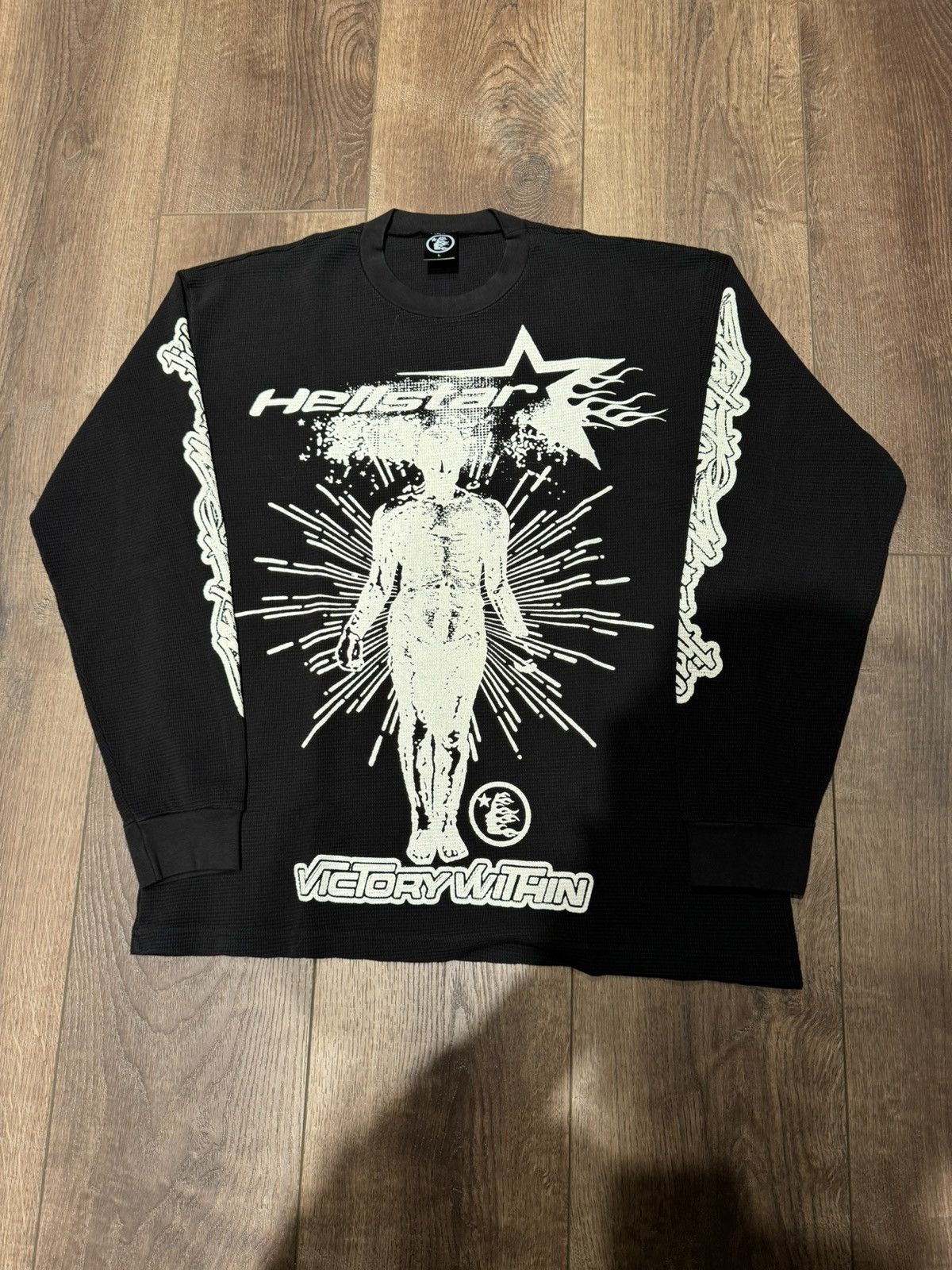 image of Hellstar Black Thermal L/s Size Large, Men's